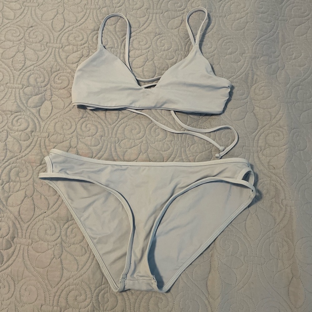 Light blue bikini set